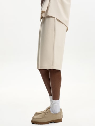Bershka Loosefit Nadrág - bézs