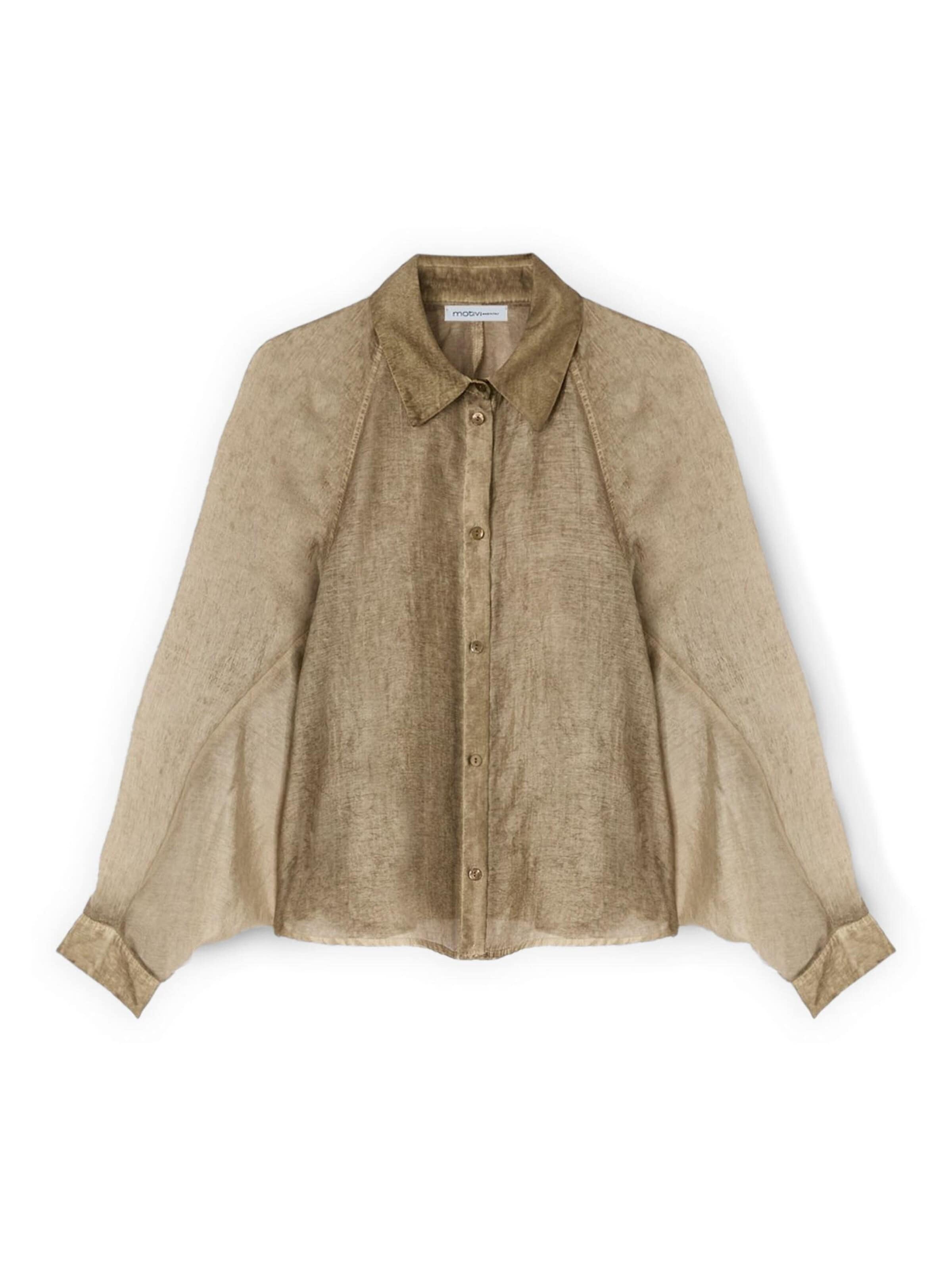 Camicia da donna di MOTIVI in beige: frontale