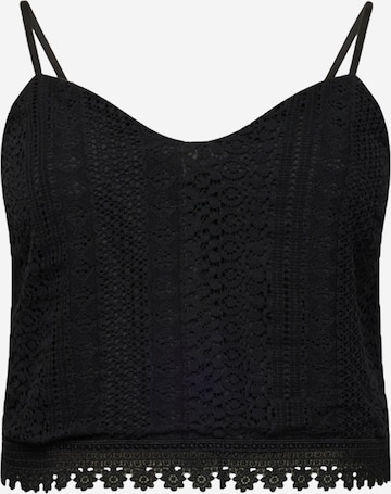 ABOUT YOU Curvy Top 'Salma' in Black: front