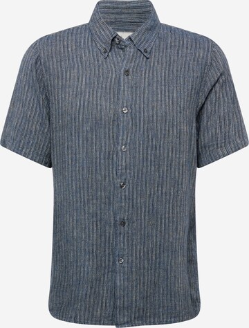 Abercrombie & Fitch Comfort Fit Hemd in Blau: predná strana