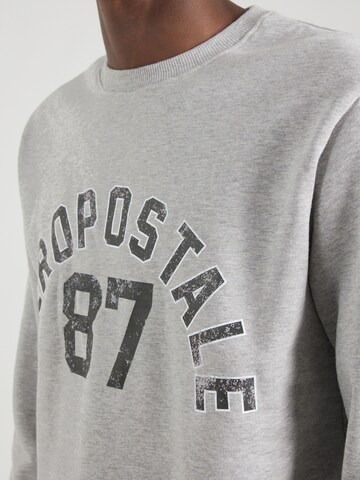 AÉROPOSTALE Sweatshirt '87' in Grijs