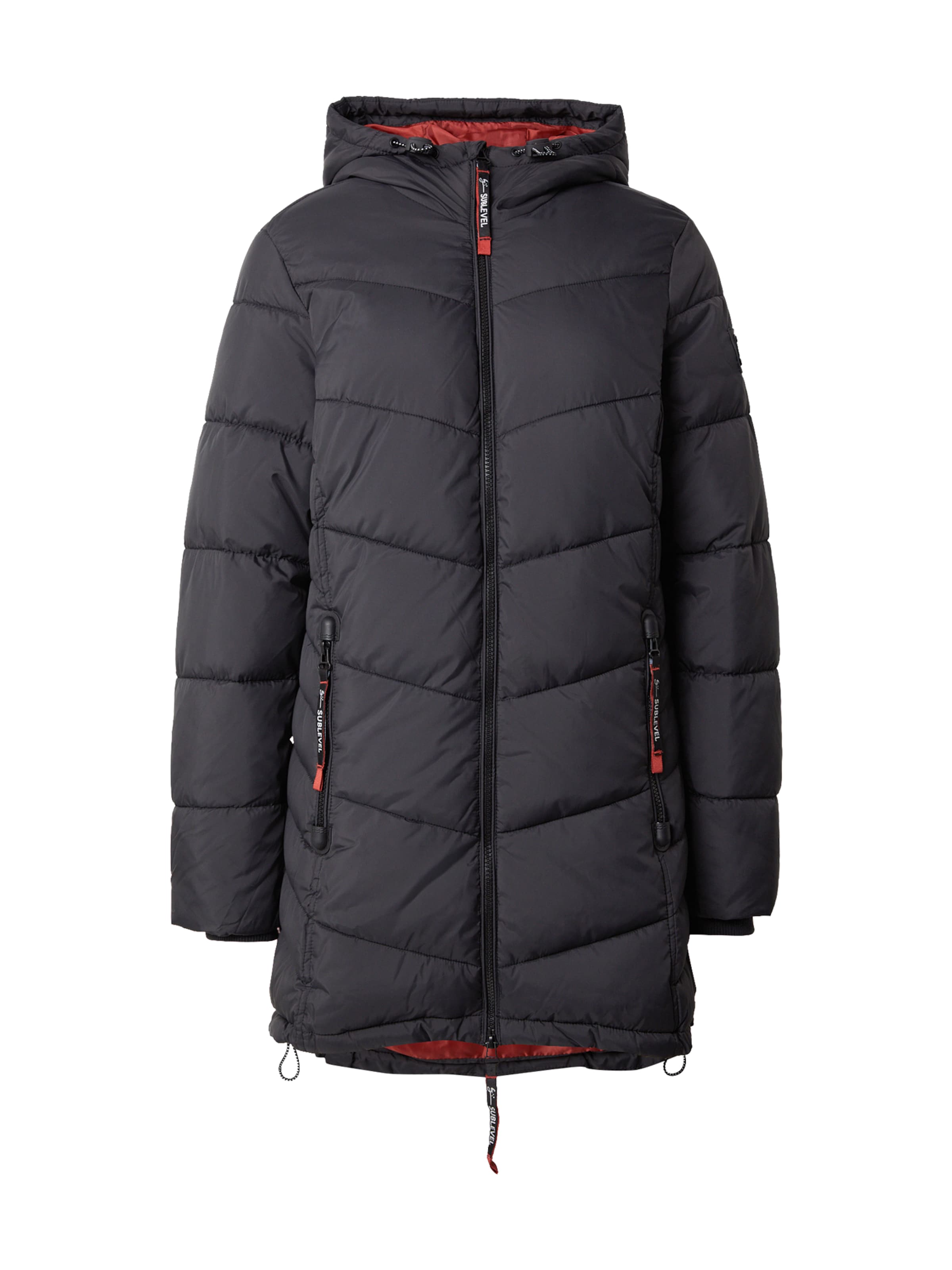 Sublevel Between-season jacket in Black: front