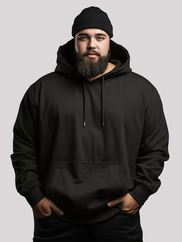 Sweat-shirt 'Berge Winter Schnee' F4NT4STIC en noir : devant