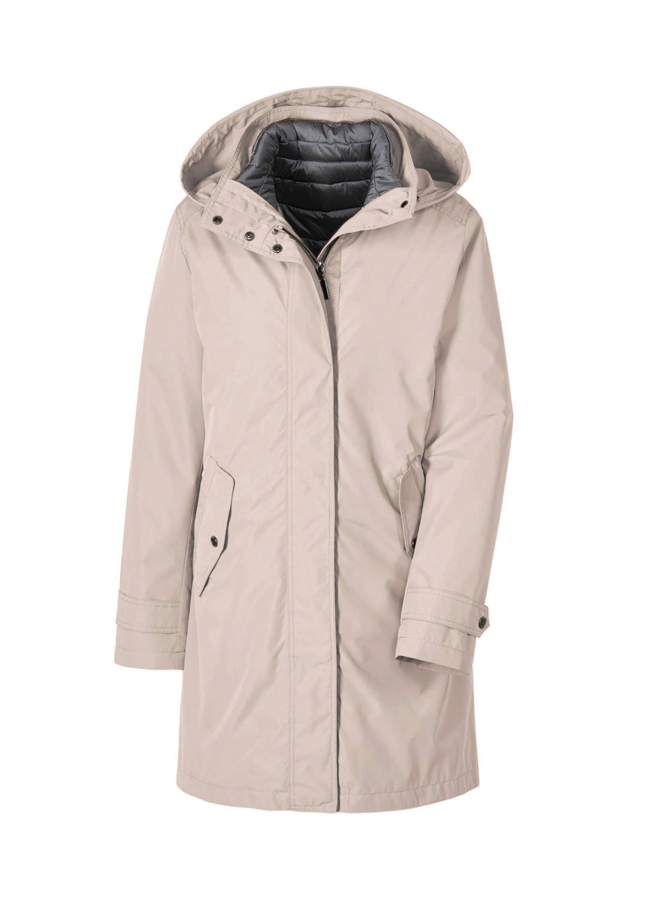 Veste fonctionnelle Goldner en beige : devant