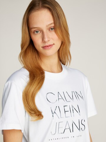 Tricou de la Calvin Klein Jeans pe alb