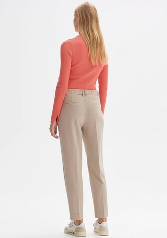 OPUS Loosefit Bügelfaltenhose in Beige