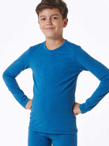 SCHIESSER Unterziehshirt ' Active ' in Blau