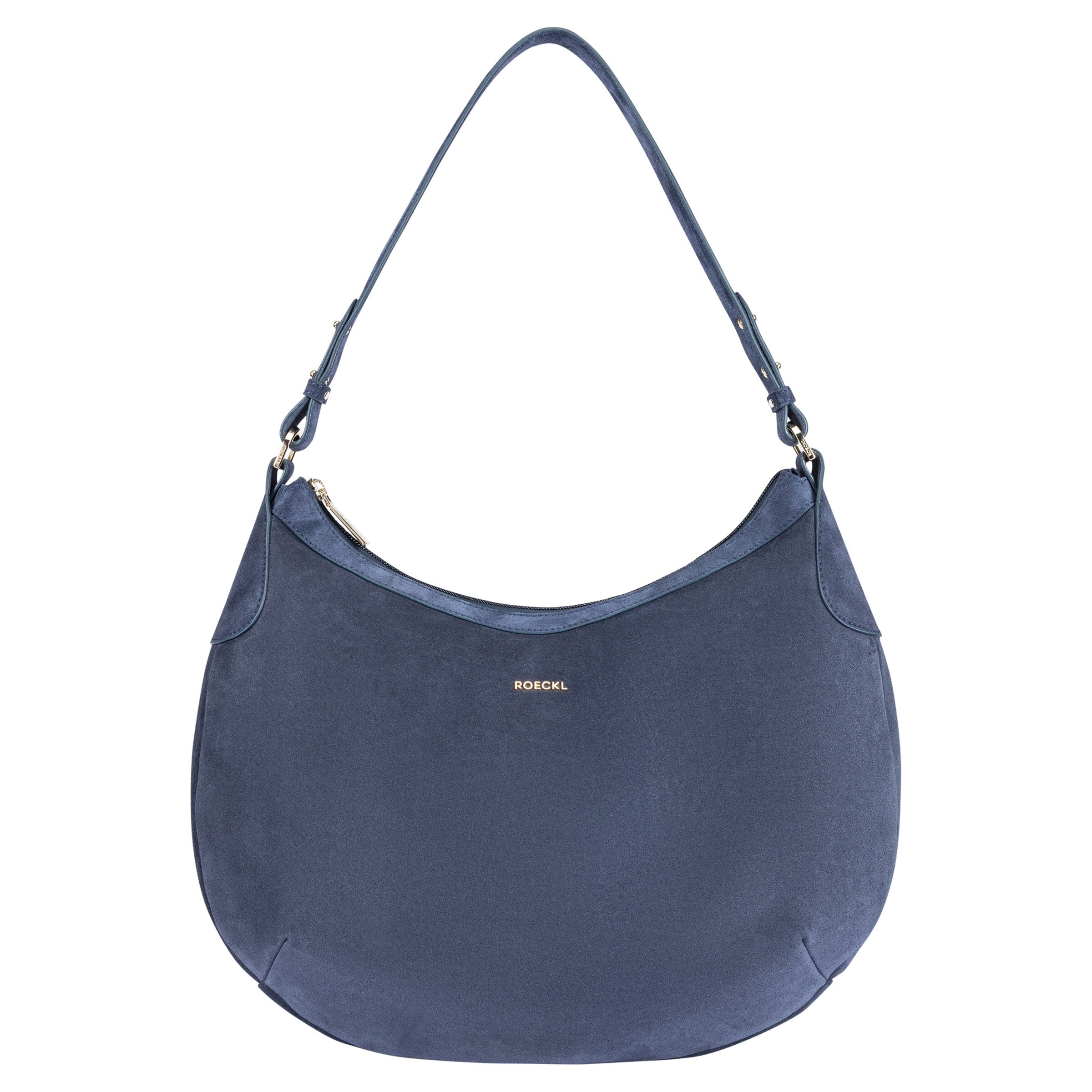 Borsa a spalla 'LIBERTY SCHULTERTASHE VELOUR MEDIUM' di Roeckl in blu: frontale