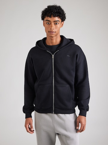 HOLLISTER Ζακέτα φούτερ σε μαύρο: μπροστά