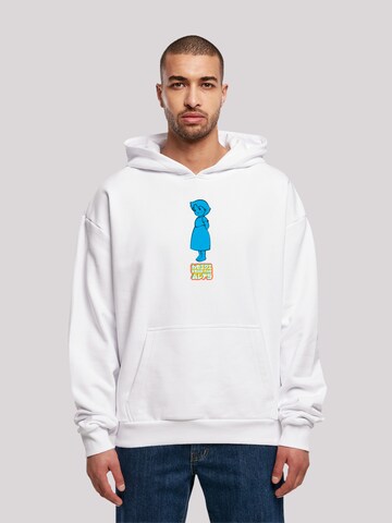 F4NT4STIC Sweatshirt 'Heidi From The Alps Heroes of Childhood' in White: front