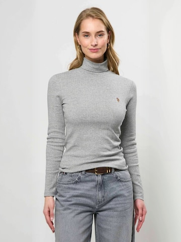 Top ' UWKarla ' de la U.S. POLO ASSN. pe gri: față