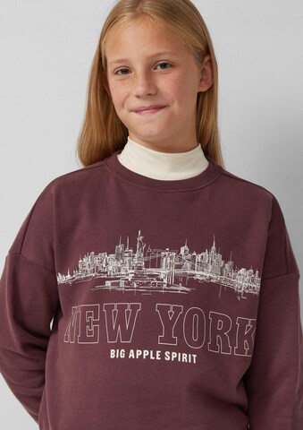 s.Oliver Sweatshirt in Rood