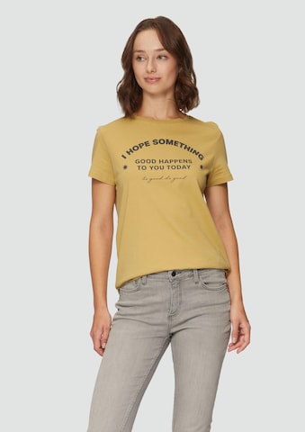 T-shirt QS en jaune : devant