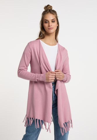 usha FESTIVAL Knit cardigan in Pink: front