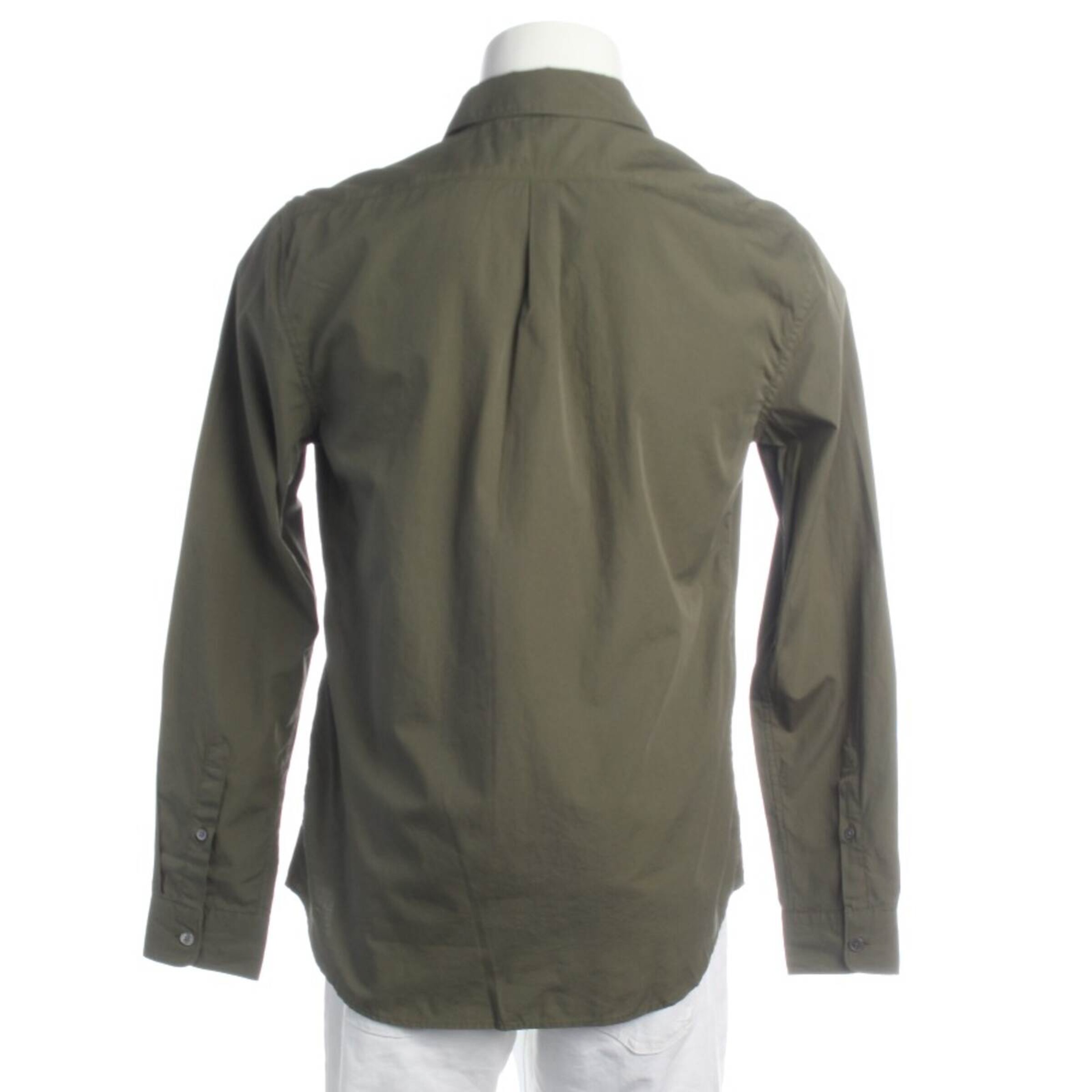 Closed Button Up Shirt in XS in Green