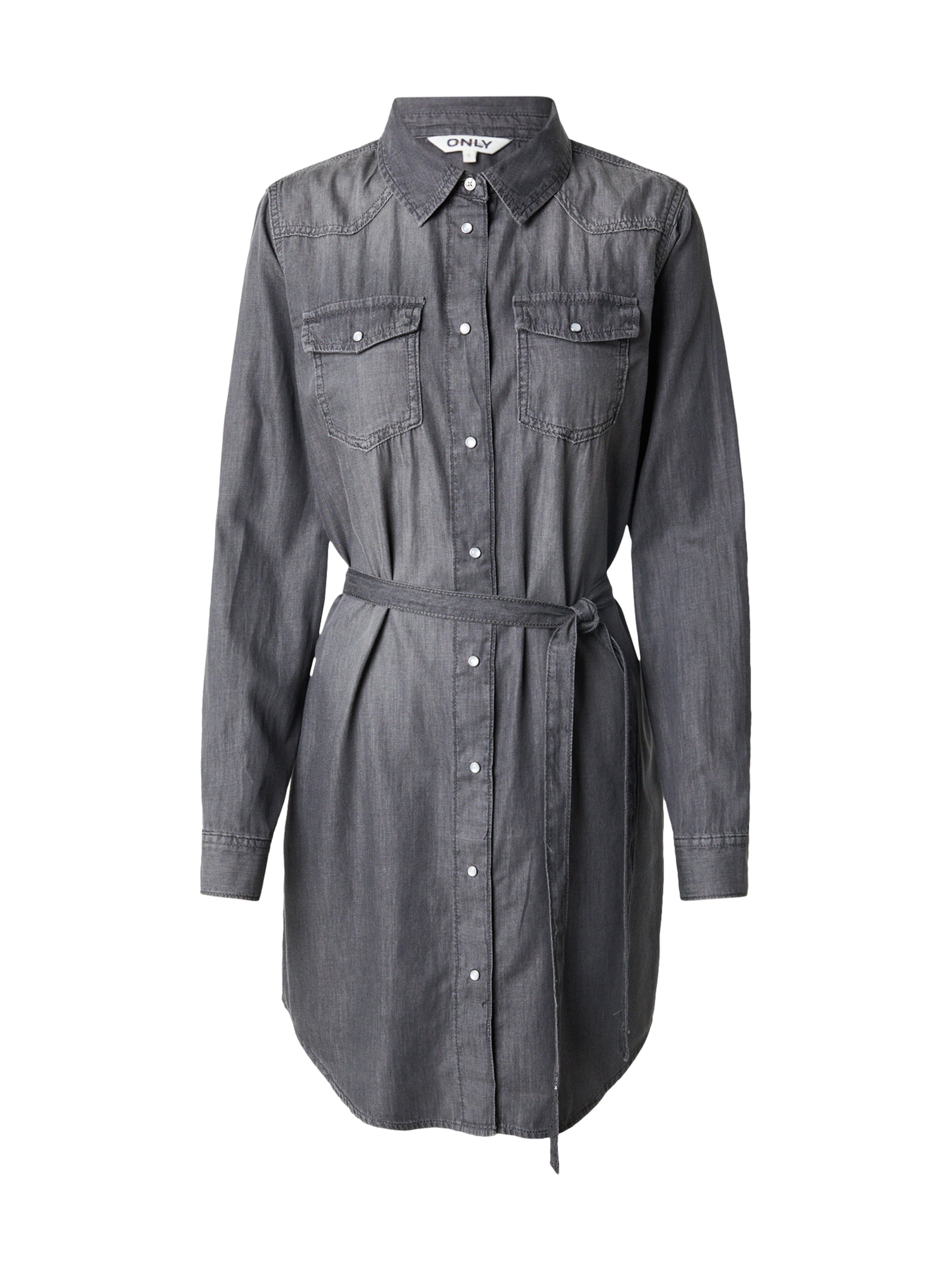 ONLY Košeľové šaty 'ONLAlexa' - Sivá: predná strana