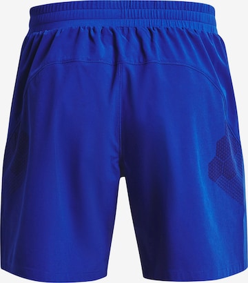 Regular Pantalon de sport UNDER ARMOUR en bleu