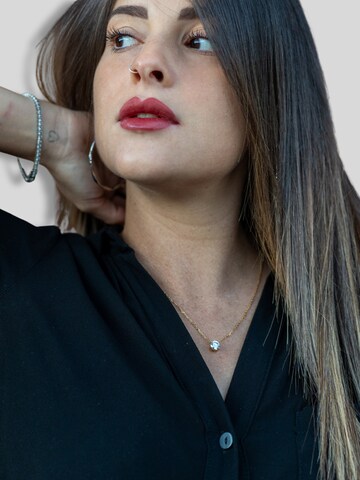 SERASAR Necklace 'Zirconia' in Gold