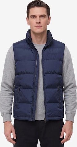 ALLTHEMEN Vest 'Wärmekern' in Blue: front