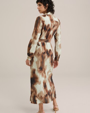 WE Fashion Shirt dress in Brown
