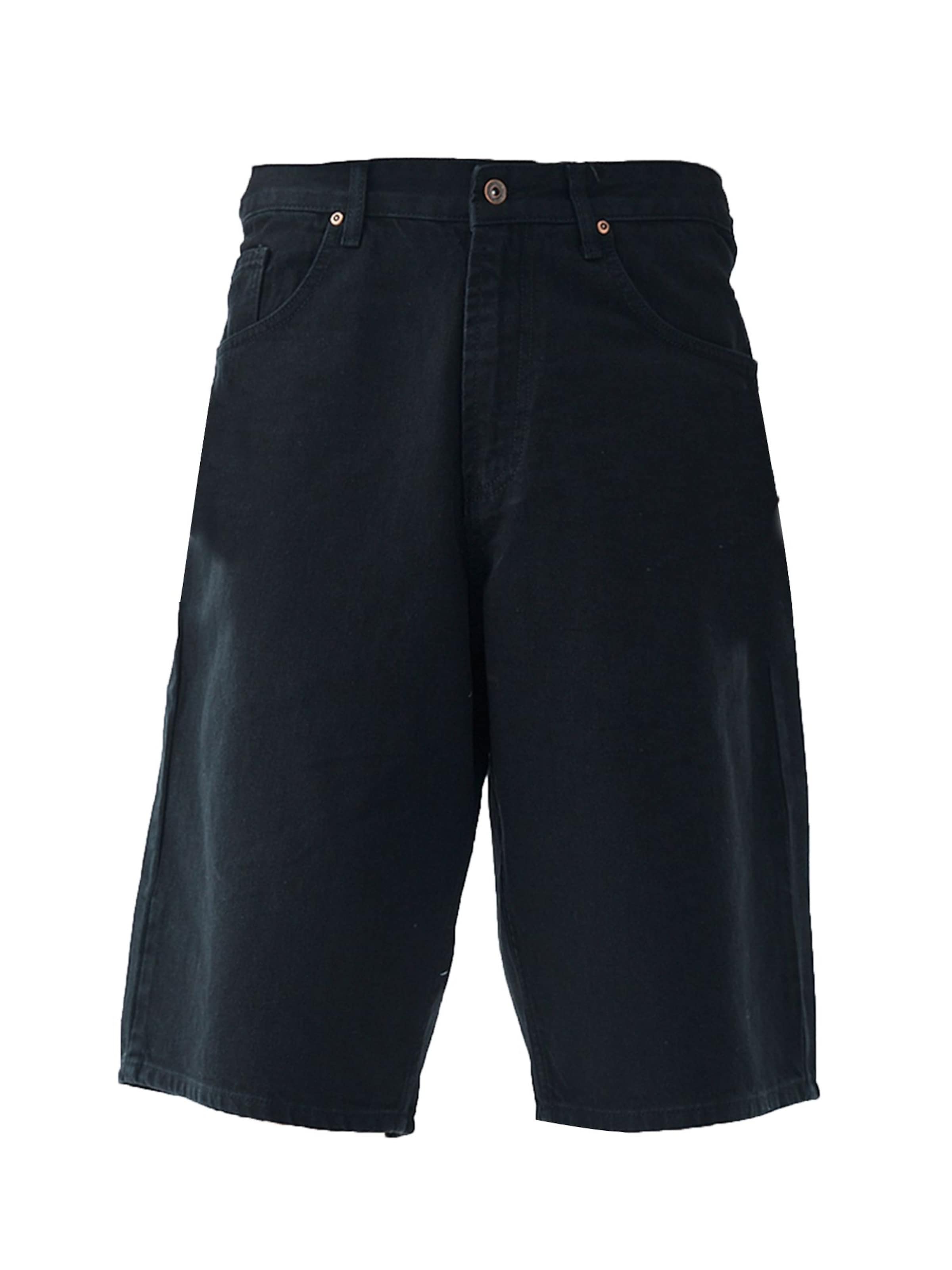 melns VAMOS CLO Vaļīgs piegriezums Džinsi 'Sunflower': no priekšpuses