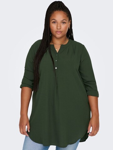 ONLY Carmakoma Blouse in Groen