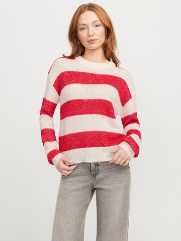 JJXX Trui 'JXPenelope' in Rood: voorkant