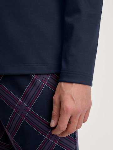 CALIDA Pyjama lang 'Relax Comfy' in Blauw