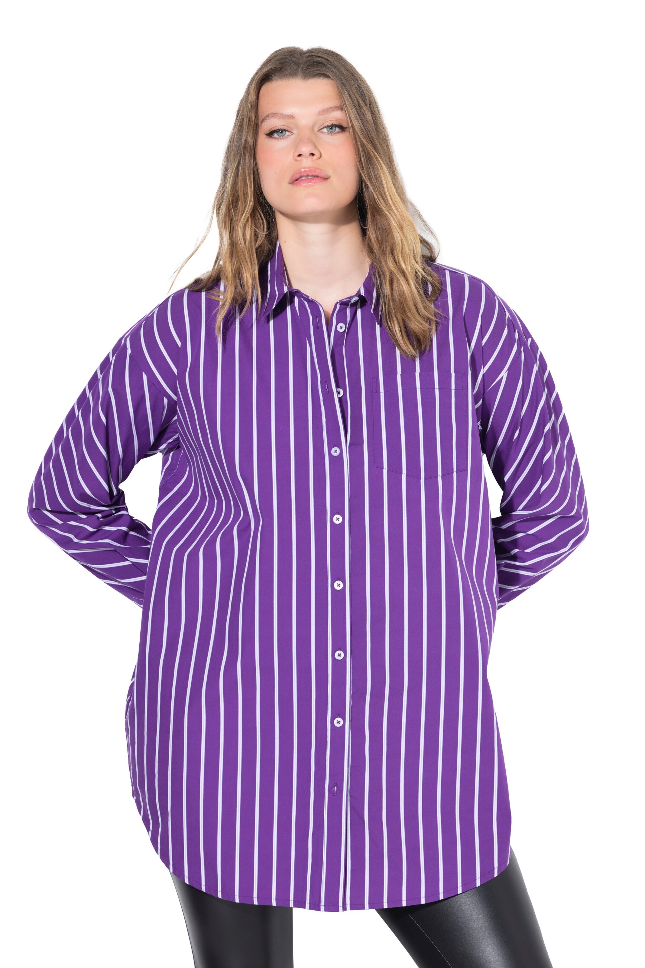 Studio Untold Bluse in Lila: Vorderseite