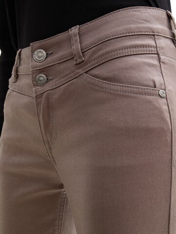 Skinny Jean 'Alexa' TOM TAILOR en marron