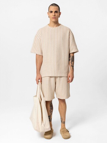 VAMOS CLO Shirt 'Loiret' in Beige