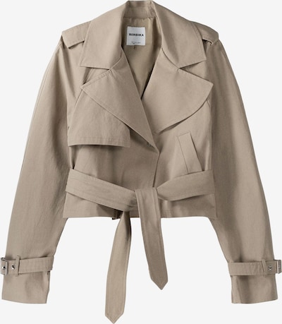 Bershka Between-Seasons Coat in Stone, Item view