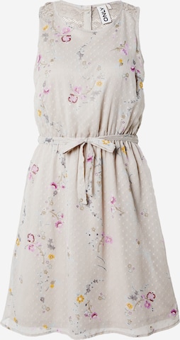 Robe 'AIDA ELISA' ONLY en gris : devant