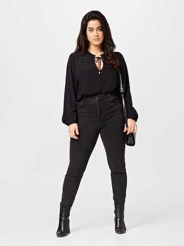 ABOUT YOU Curvy Blouse 'Ida' in Black