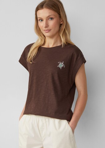 T-shirt s.Oliver en marron : devant