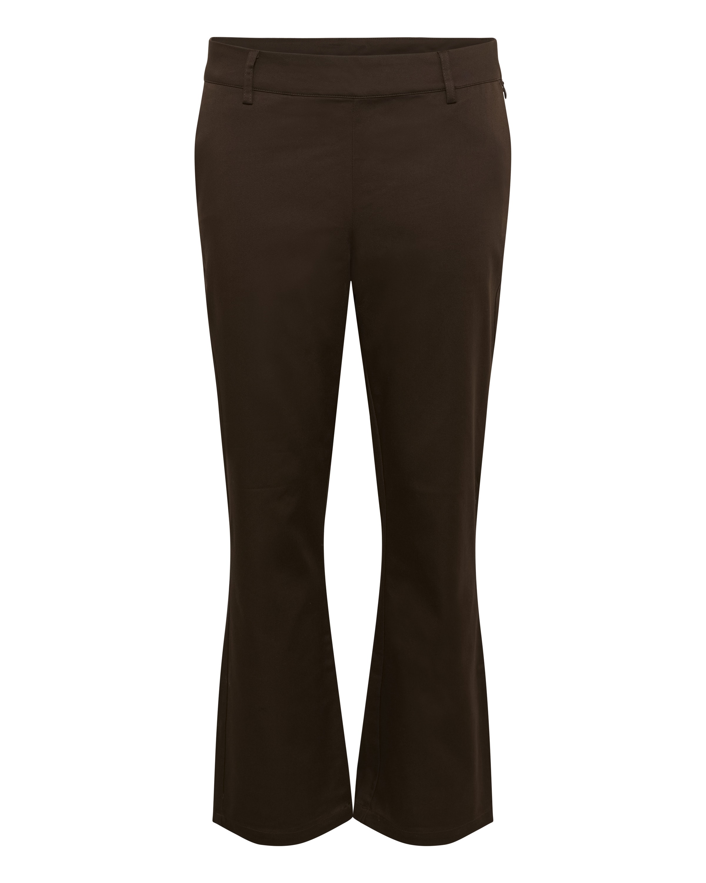 Bootcut Pantalon 'Caya' CULTURE en marron : devant