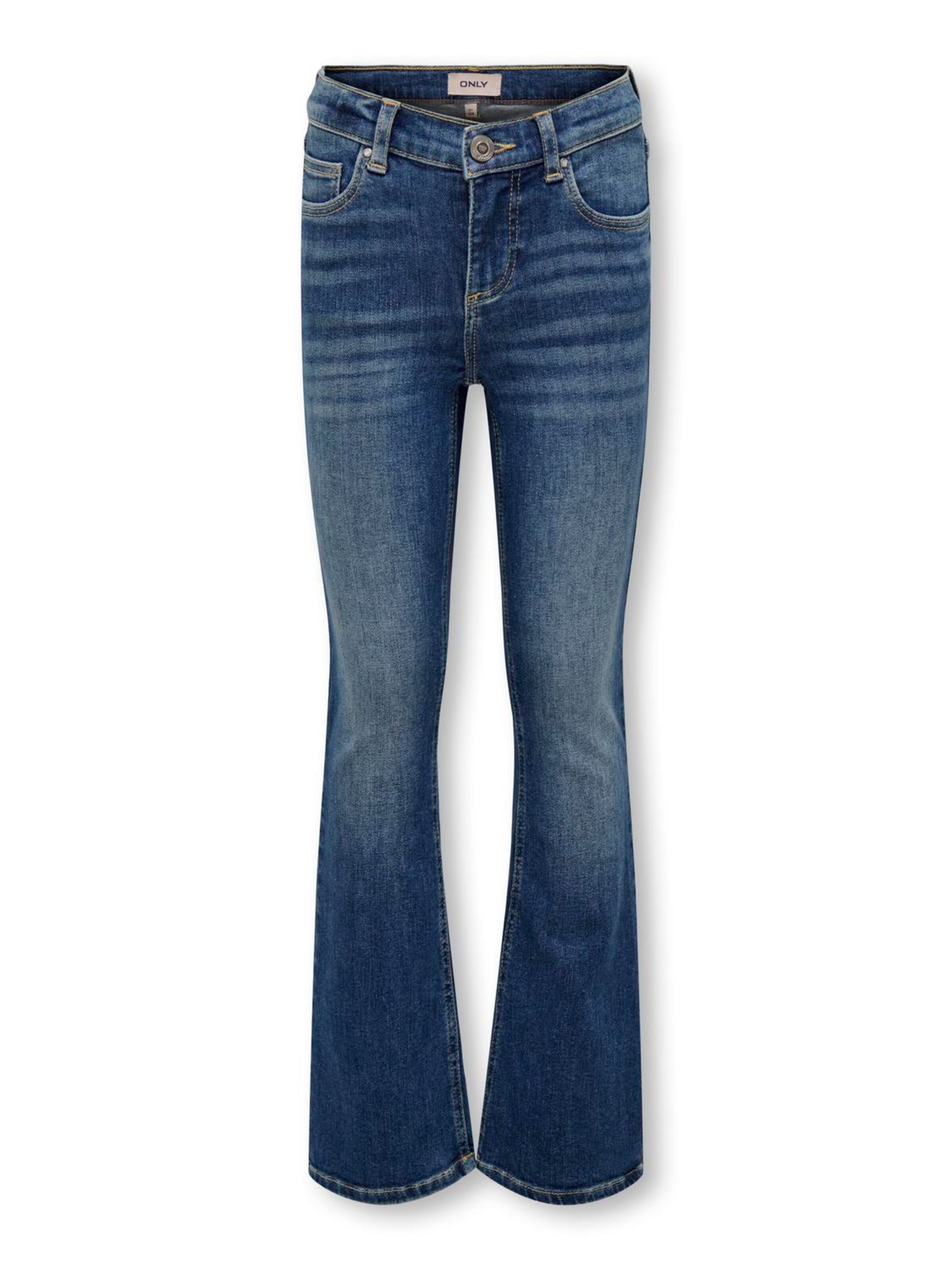 KIDS ONLY GIRL Jeans 'Schlagjeans KOGBLUSH FLARED DNM REA1319'‌‌ in Blau: Vorderseite