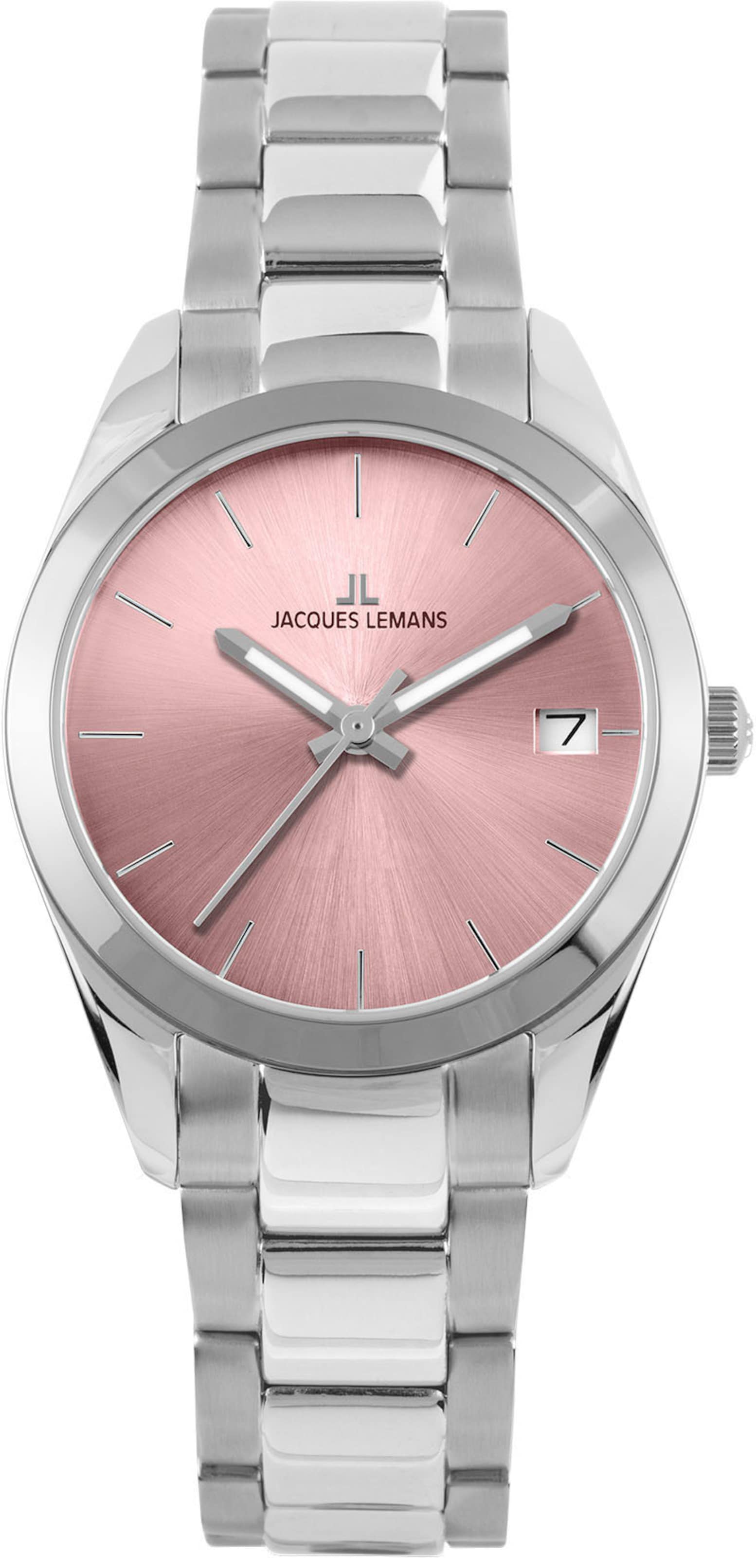 Jacques Lemans Uhr in Silber: Vorderseite