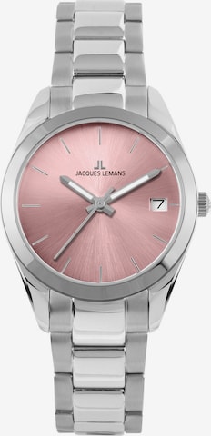 Jacques Lemans Analog Watch in Pink: front