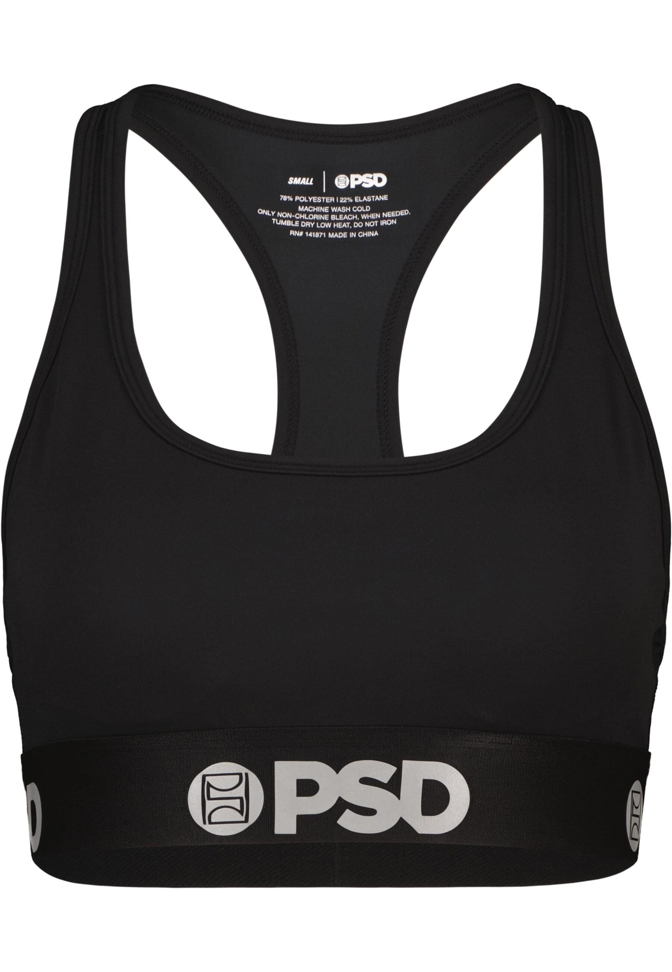 Bustino Reggiseno di PSD in nero: frontale