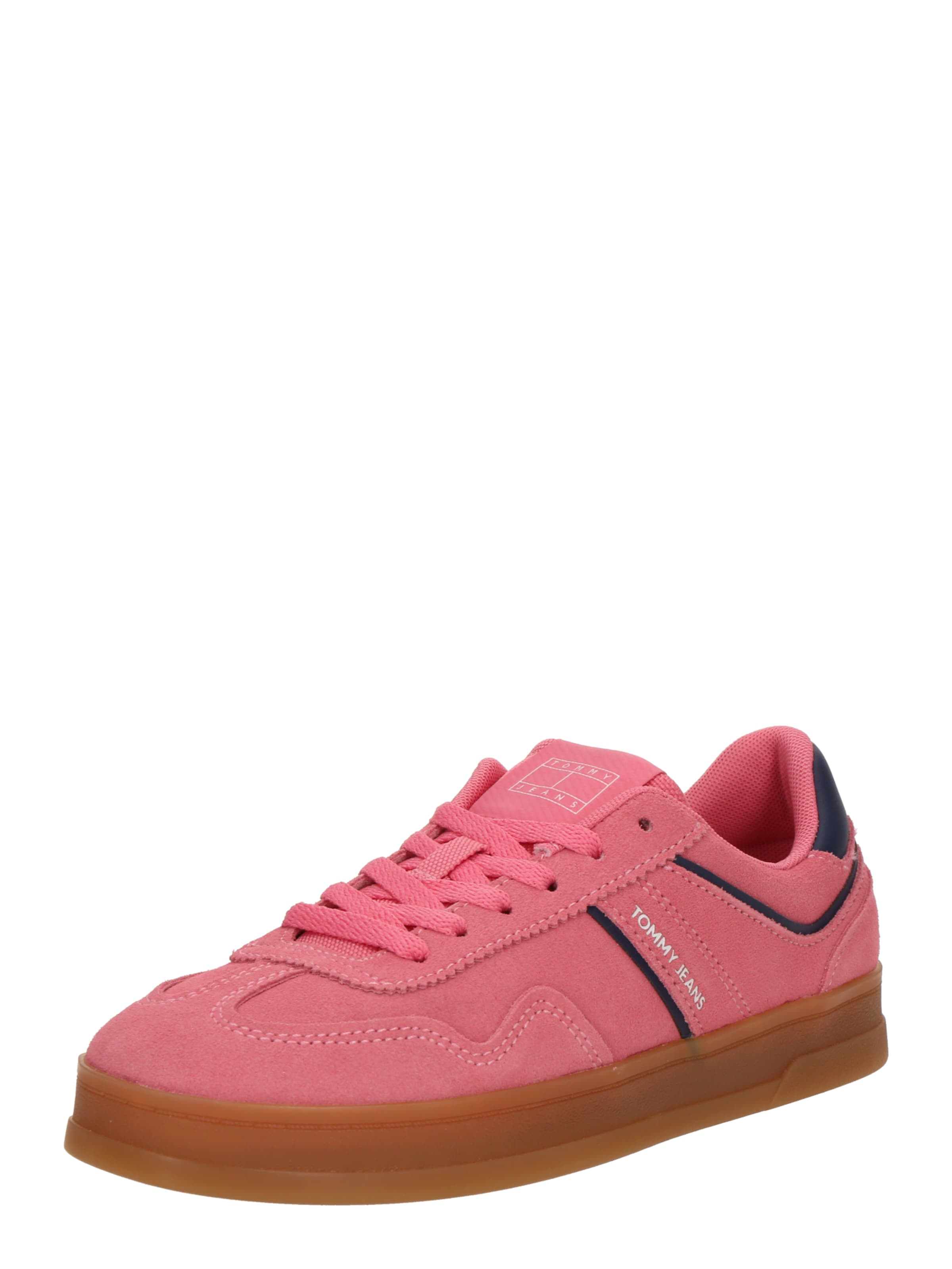 Sneaker bassa 'The Greenwich' di Tommy Jeans in rosa: frontale
