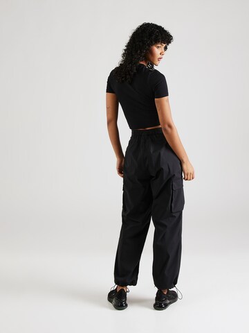 ELLESSE Tapered Cargo Pants 'Sanzan' in Black