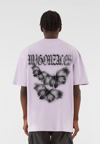 MJ Gonzales T- Shirt 'Fearless Flight' in Lila: Vorderseite