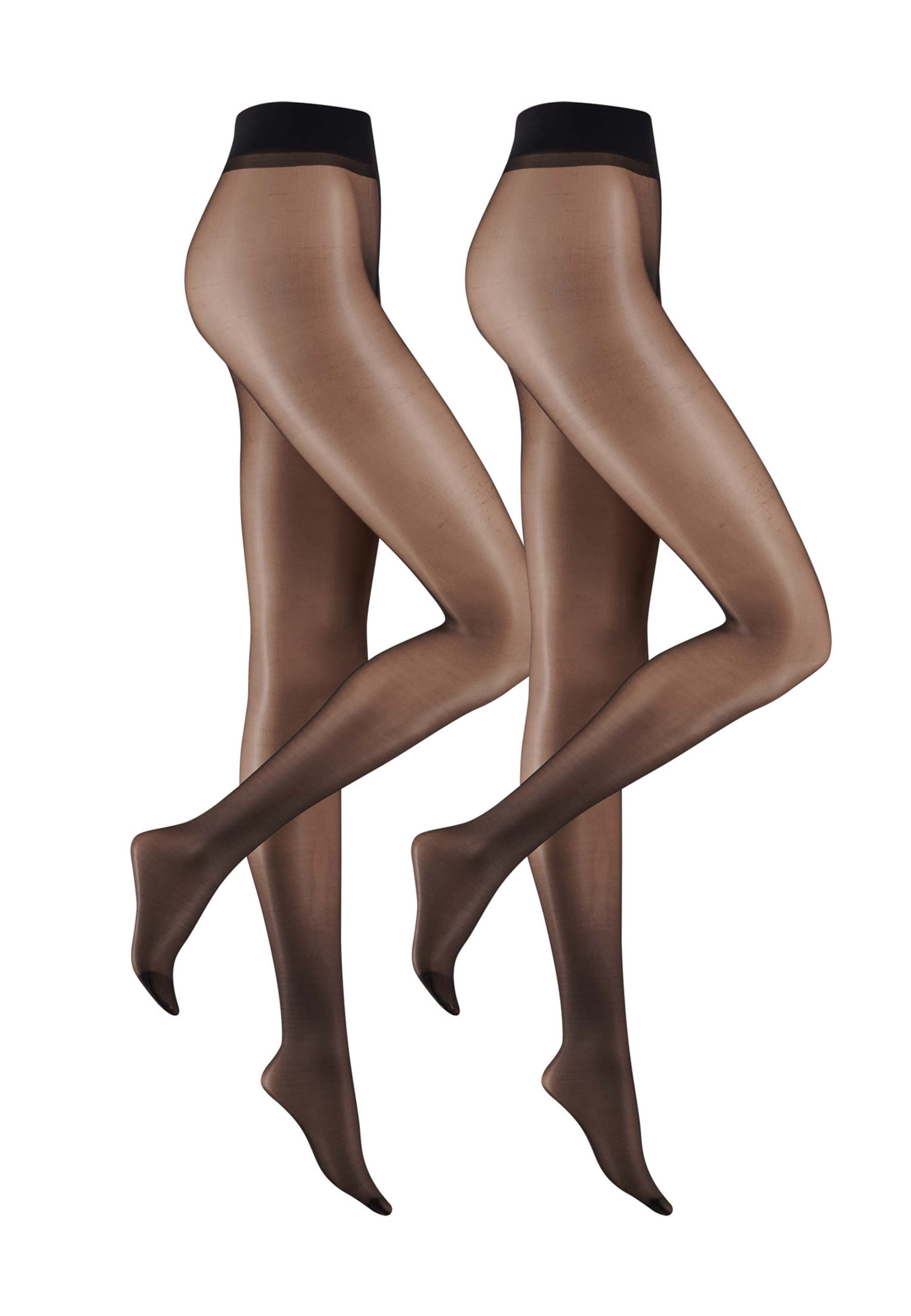 camano Strumpfhose in Schwarz: Vorderseite