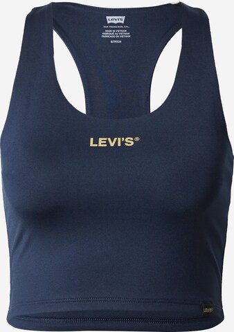 LEVI'S ® Topp 'Graphic Racer Half Tank' i blå: forside