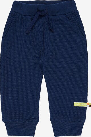 loud + proud Pants 'Waffel' in Blue: front
