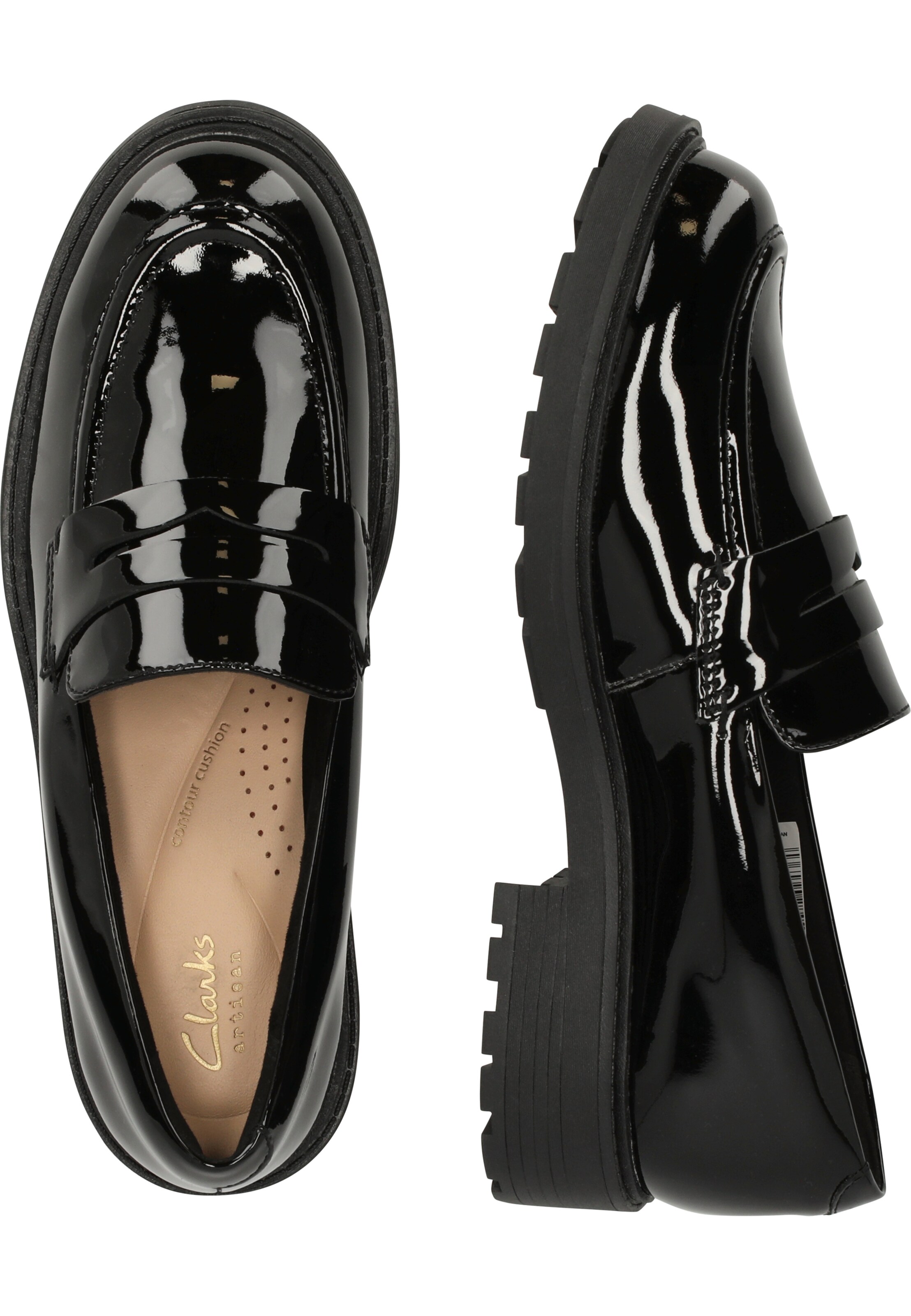 CLARKS Classic Flats 'Orinoco2 Penny' in Black