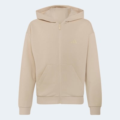 ADIDAS SPORTSWEAR Sweatjacke in 116 in beige, Produktansicht