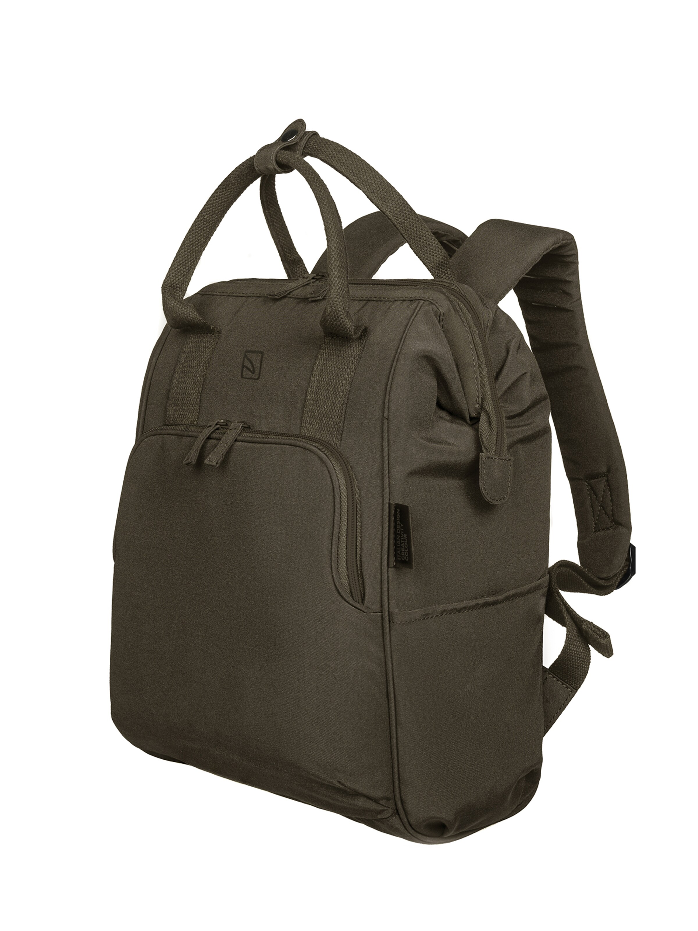 Zaino di TUCANO in verde: frontale