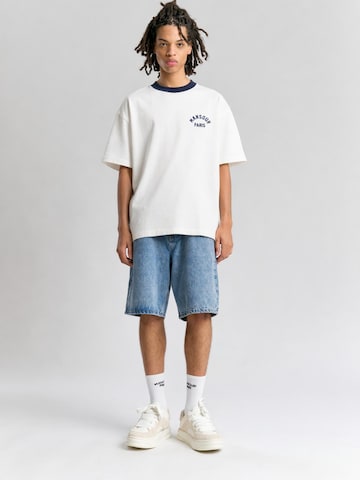 Mansour Shirt 'Arch Felt' in White: front